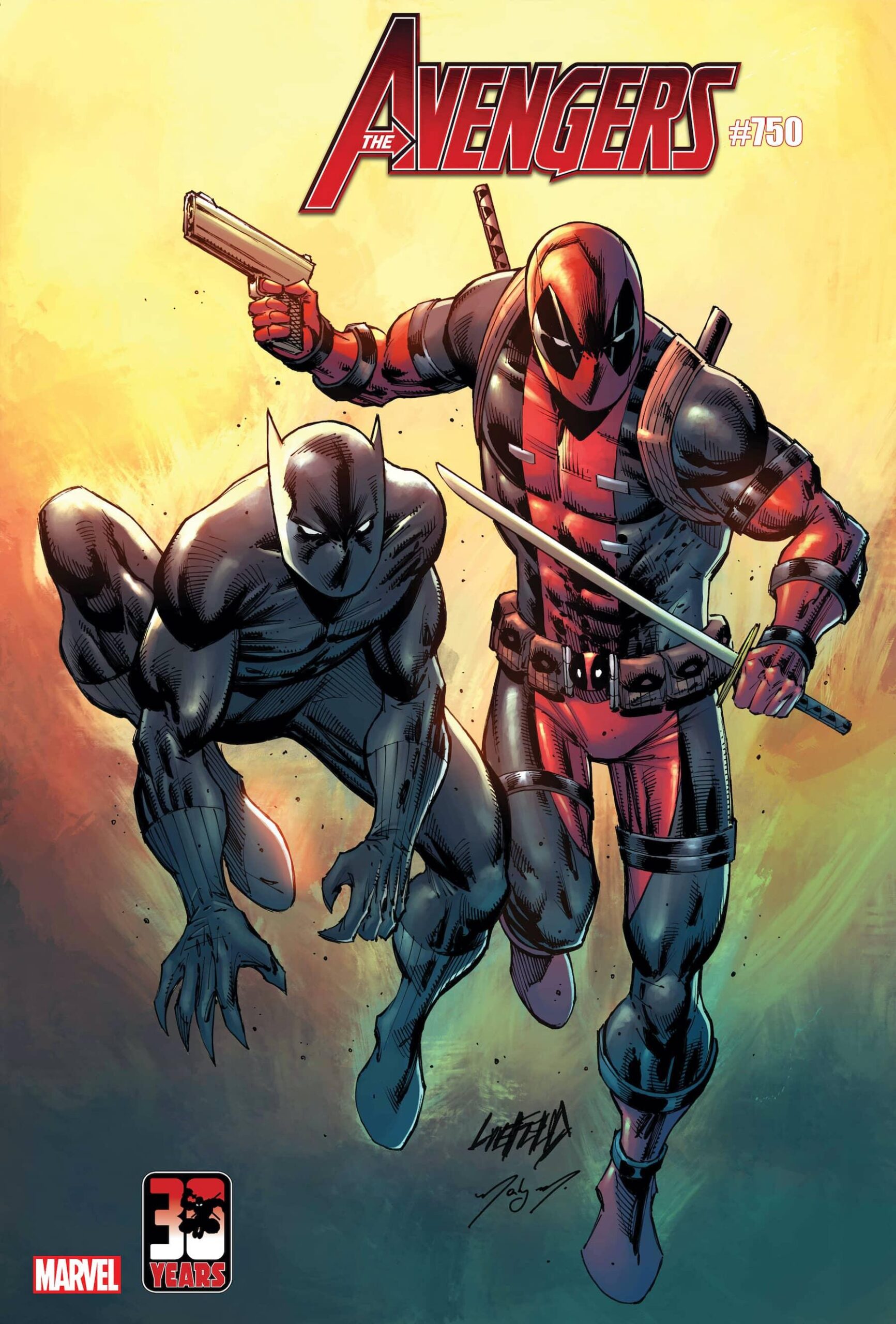 Black Panther y Deadpool Avengers 750