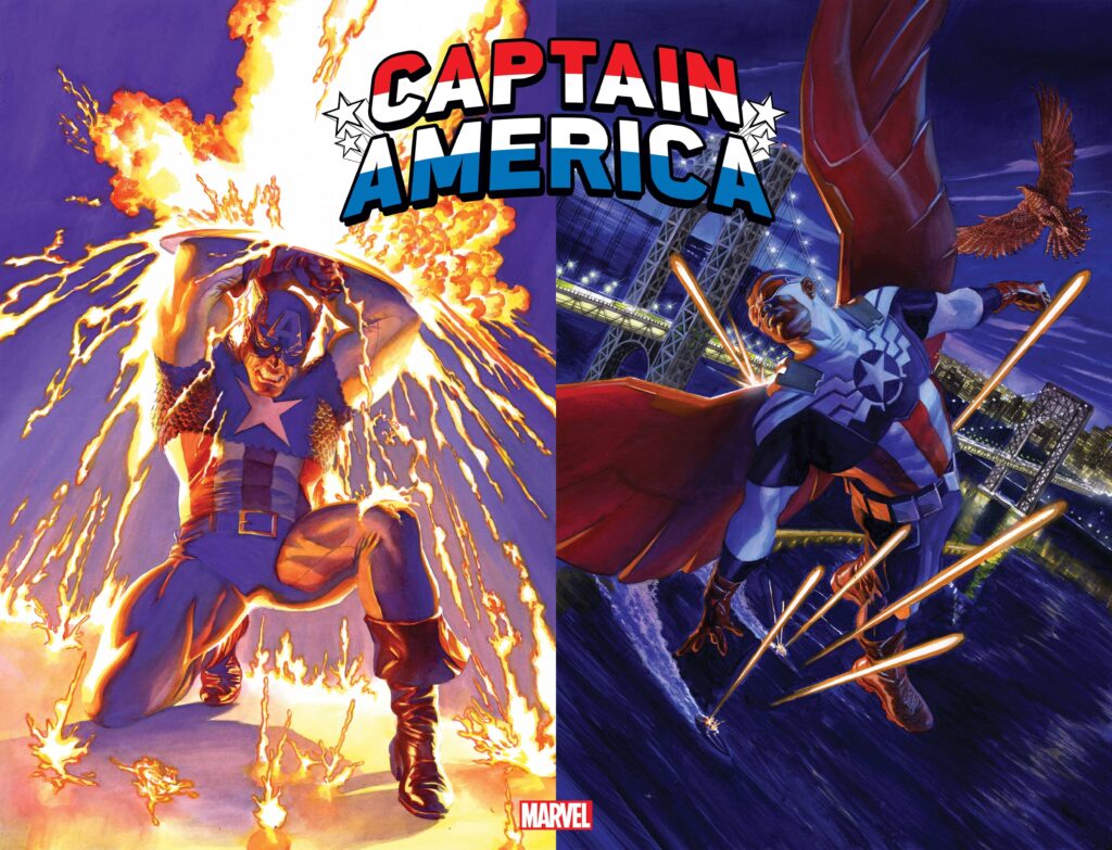 Portadas de los nuevos cómics Capitán América