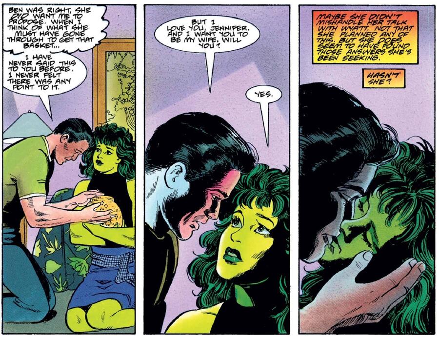 Wyat Wingfoot y She-Hulk casi se casan