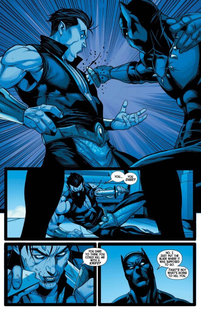 Black Panther apuñala a Namor