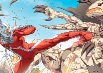 Ultraman se enfrenta contra un Kaiju (o dos) en su nuevo cómic