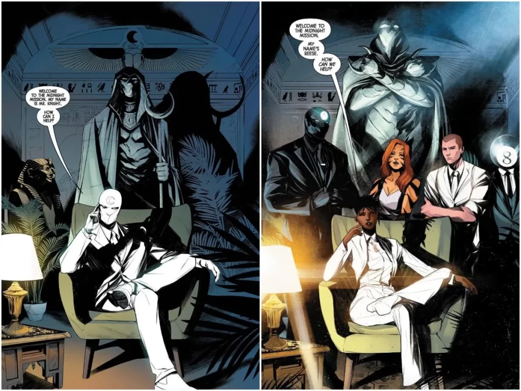 Viñeta Moon Knight Mindnight Mission