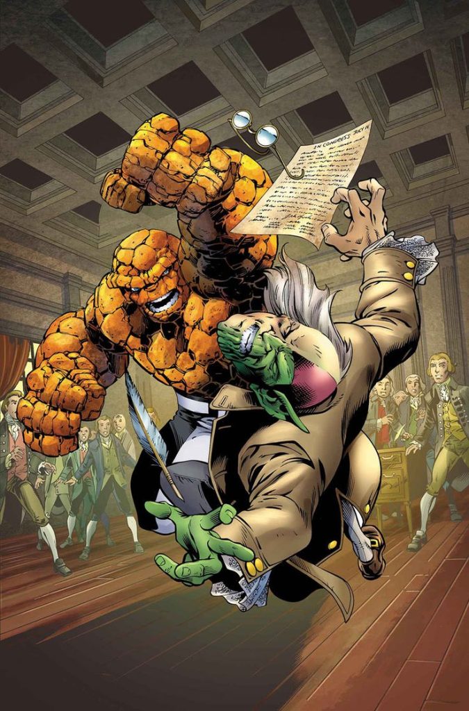 Ben Grimm vs Skrull