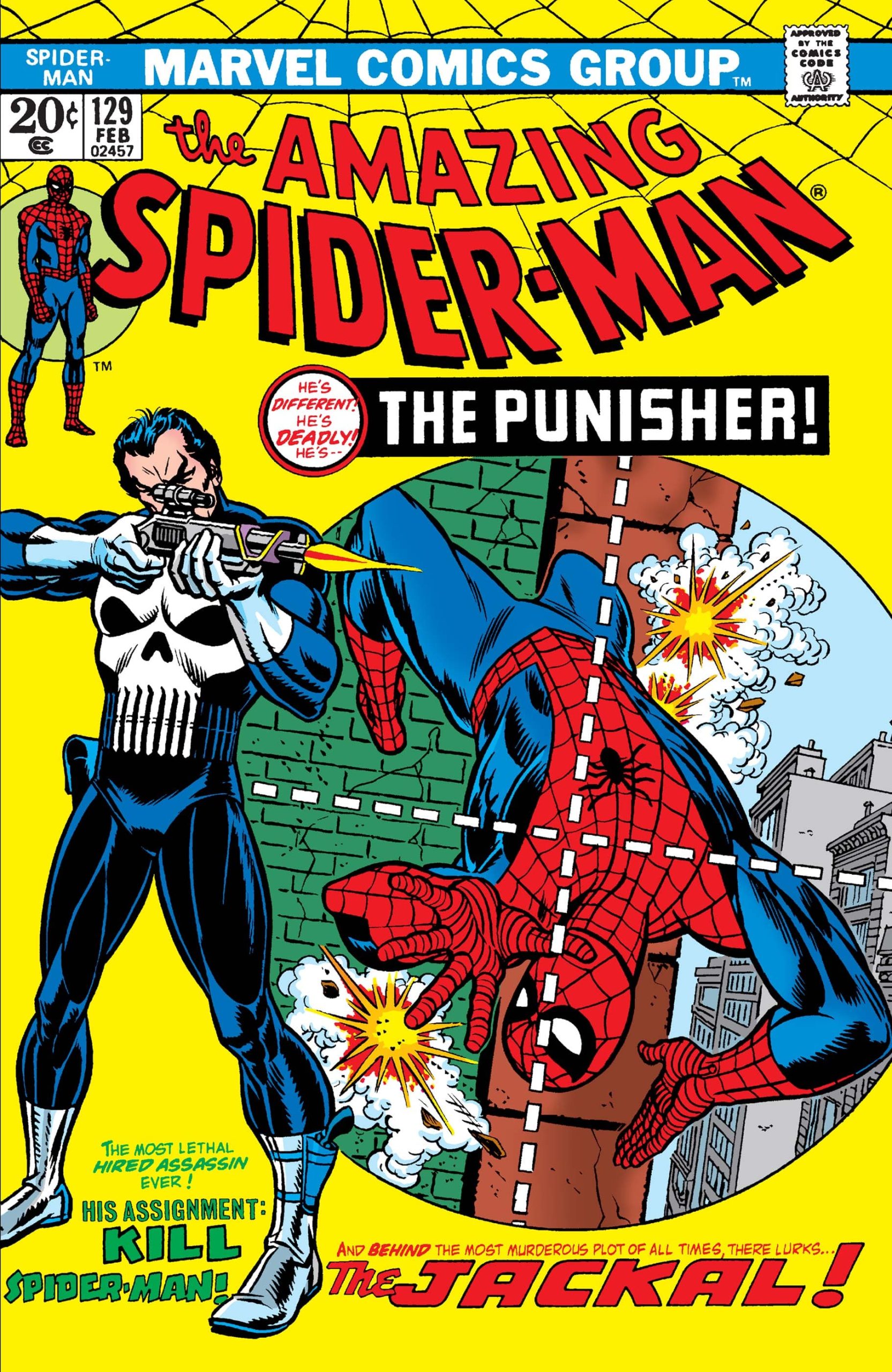 primera aparicion de the punisher amazing spiderman