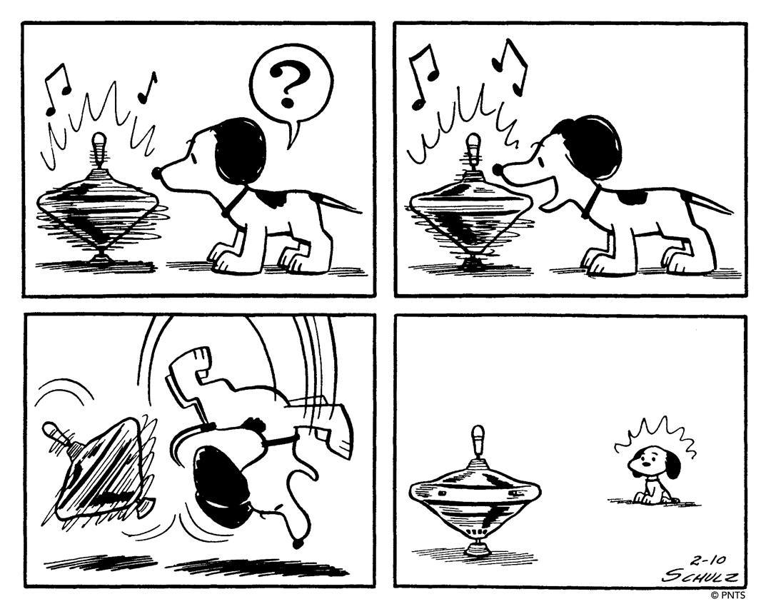Peanuts Viñeta año 1954