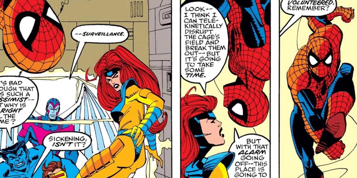 Spider-Man y Jean Grey