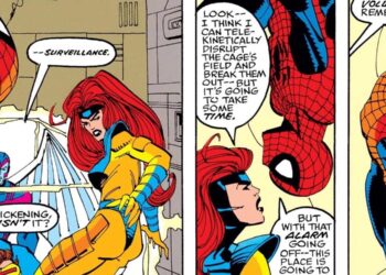 Spider-Man y Jean Grey