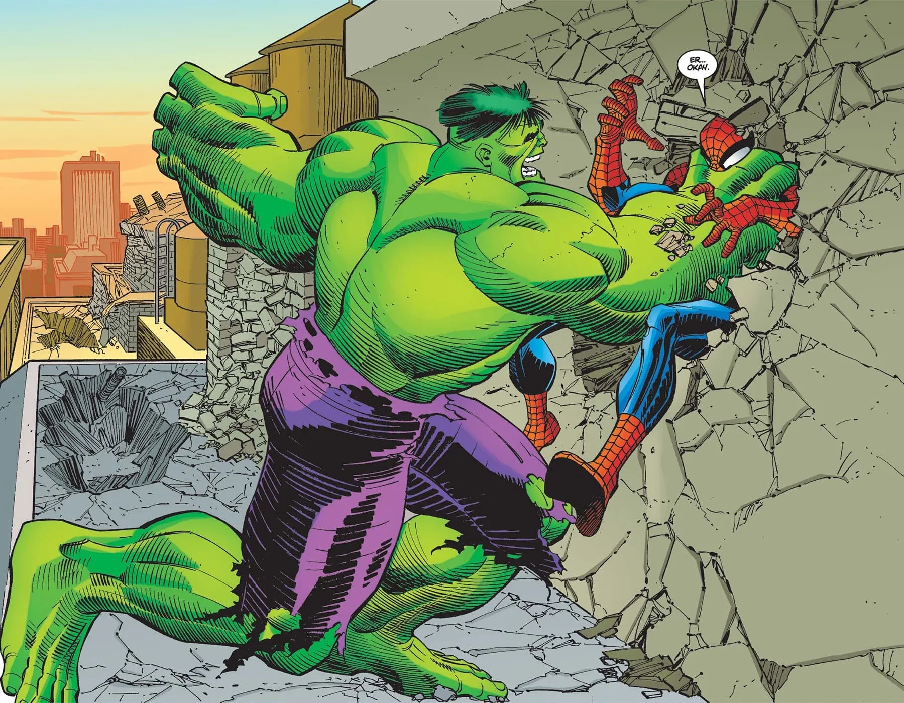 Spider-man vs Hulk