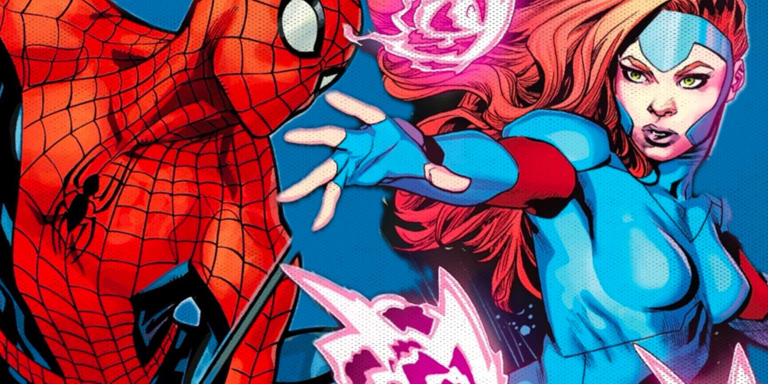 Spider-Man y Jean Grey comics